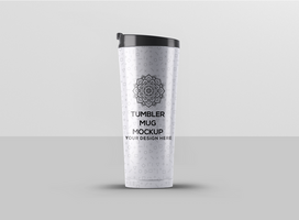 Travel Tumbler Mug Mockup psd