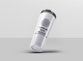 Travel Tumbler Mug Mockup psd