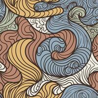 batik patterns with thick and thin seamless lines vector