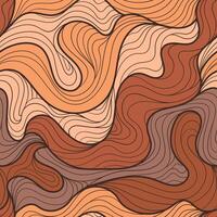 abstract pattern with seamless waves of thin lines with thick lines vector