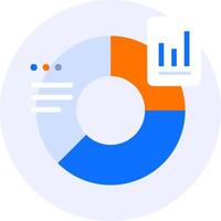 data visualization modern icon illustration vector