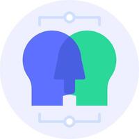 empathy relationship modern icon illustration vector