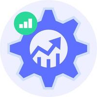 business growth modern icon illustration vector