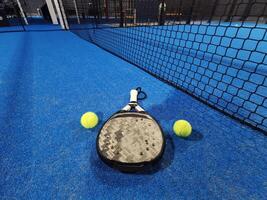 paddle balls and racket. sport photo