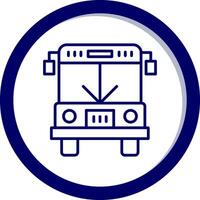 icono de vector de bus