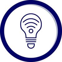 Smart Bulb Vector Icon