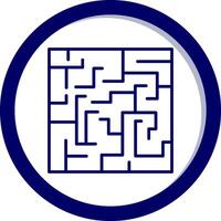 Maze Vector Icon