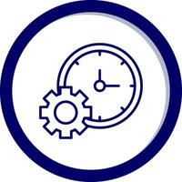 Time Manager Vector Icon