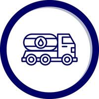 Oil Truck Vector Icon