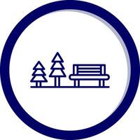 Rest Area Vector Icon