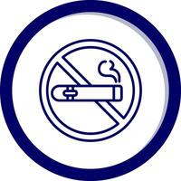 ningún icono de vector de cigarro