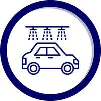 icono de vector de lavado de autos