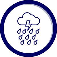 Rain Vector Icon