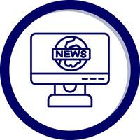 News Report Vector Icon