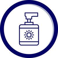 Sunblock Vector Icon