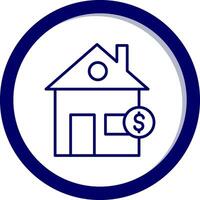 Housing Tax Vector Icon