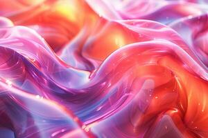 AI generated Abstract Swirls of Pastel Colors Blending in a Smooth Texture photo