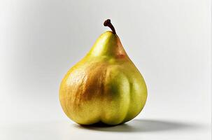 AI generated pear fruit standing upright photo