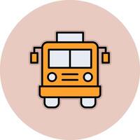 icono de vector de bus