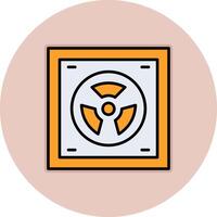 Radioactive Vector Icon