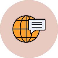 World Communication Vector Icon