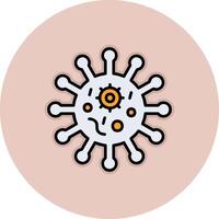 icono de vector de virus