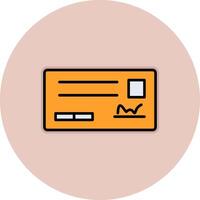 Cheque Vector Icon