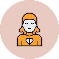 Broken Heart Vector Icon