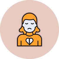 Broken Heart Vector Icon