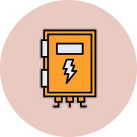 High Voltage Box Vector Icon