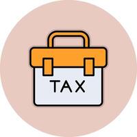 Tax Portfolio Vector Icon