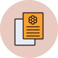 Working Report Vector Icon