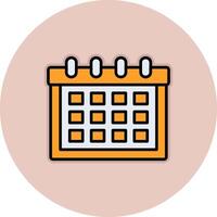 icono de vector de calendario