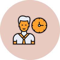 Work Time Vector Icon