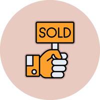 Sold Vector Icon