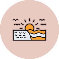 Sunrise Vector Icon