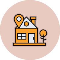 Home Location Vector Icon