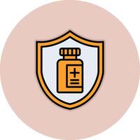 Vaccine Protection Vector Icon