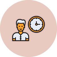 Work Time Vector Icon