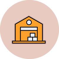 Warehouse Vector Icon