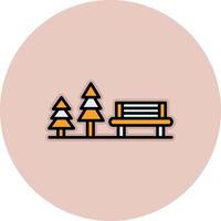 Rest Area Vector Icon