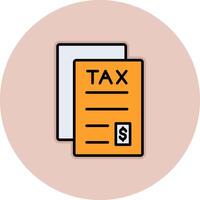 Tax File Vector Icon