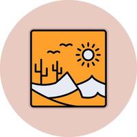 Desert Vector Icon