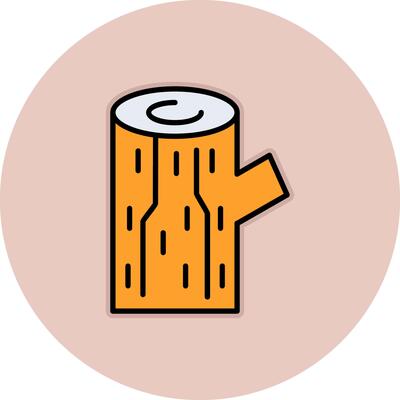 Wood Vector Icon