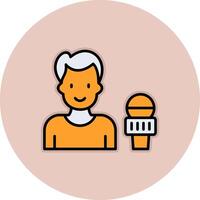 News reporter Vector Icon