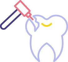 Tooth Drilling Vector Icon