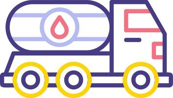 Oil Truck Vector Icon