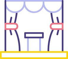 Stage Vector Icon