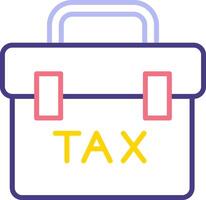 Tax Portfolio Vector Icon