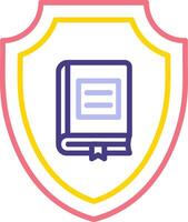 Protect Book Vector Icon